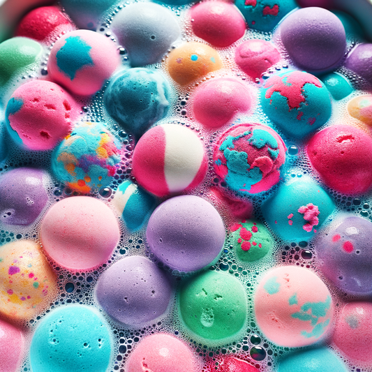 Relaxing In Bath Bombs